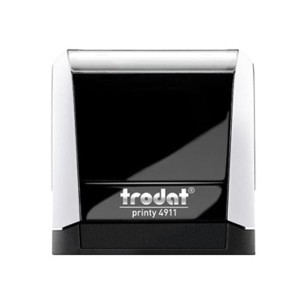 Pieczątka automat TRODAT 4911 biała - poduszka czarna 38X14mm /TRE_4911BIWCA/