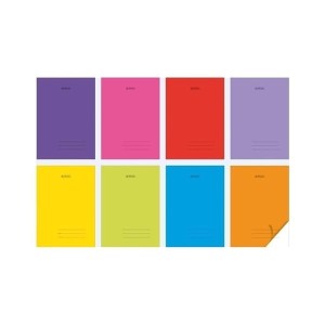 Zeszyt A5/60 Herlitz, plastikowa okładaka, kratka, różne kolory