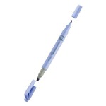 Zakreślacz dwustronny okrągły+ ścięty 1,0mm I 1,5mm-3,5mm PENTEL ILLUMINA FLEX SLW11P pastelowy niebieski /SLW11P-CE/