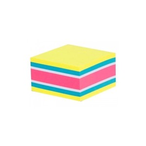 Notes samoprzylepny 75x75mm (76x76mm) 450 kartek energy intensywny mix kolorów TRES 1szt. /KOSE75/ŻÓŁ/