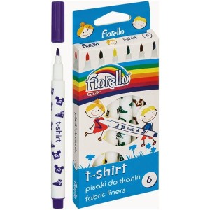 Pisaki do tkanin T-HIRT GR-F125, 6 kolorów /160-2038/