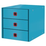Pojemnik LEITZ CLICK  STORE COSY z 3 szufladami niebieski /53680061/
