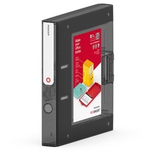 Segregator A4/50 z opcją plomby plastikowy ORPLAST NEW BINDER 1815 dymny 1szt. /OR-1815TRD/