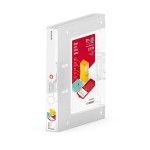 Segregator A4/50 z opcją plomby plastikowy ORPLAST NEW BINDER 1815 transparentny 1szt. /OR-1815TR/