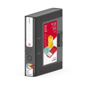 Segregator A4/70 z opcją plomby plastikowy NEW BINDER dymny 1szt. /OR-1817TRD/