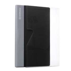 Wizytownik Donau, PP, na 480 wizytówek, czarny /1343480PL012/