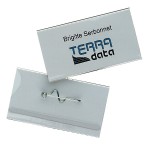 Identyfikator z agrafką 40x75mm 10 sztuk [WYPRZEDAŻ] /860819/