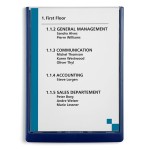 Tabliczka informacyjna DURABLE CLICK SIGN A4 granatowa /486707/
