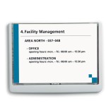 Tabliczka informacyjna DURABLE CLICK SIGN A5 biała /486602/