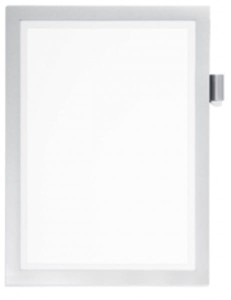 Ramka samoprzylepna A4 DURAFRAME NOTE, srebrna /499323/