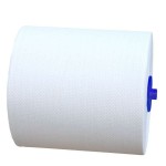 Ręcznik papierowy w roli z adaptorem biały makulatura 1-warstwowy Automatic Maxi śr 19,5cm dł 250m biały MERIDA 6szt .-rab301-
