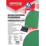 Okładka do bindowania A4 OFFICE PRODUCTS skóropodobna zielona 100szt. /20232525-02/