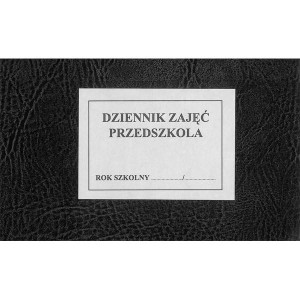 Dziennik zajęć przedszkola MEN-I/1 TYPOGRAF /02123/