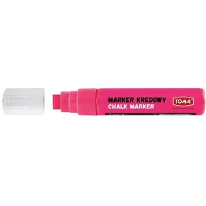 Marker kredowy ścięty 8-15mm TOMA różowy /TO-290-82/