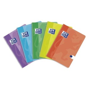 Zeszyt A5/16 linia podwójna kolorowa 90G posiada adresówkę laminowany OXFORD SWEET /400026764/