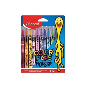 Pisaki 12 kolorów MAPED COLORPEPS MONSTER /845400/