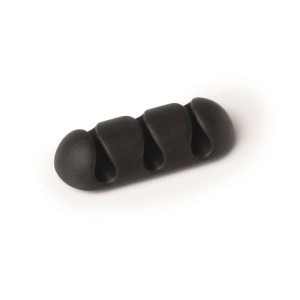 Klips samoprzylepny na 3 kabele Durable CAVOLINE Clip3 grafitowy 2szt. /503937/