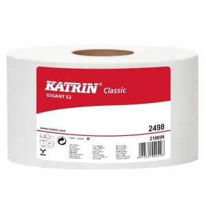 PAPIER TOALET. JUMBO MAKULATURA BIAŁY 2W/100m - 12 szt.