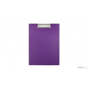 DESKA Z KLIPEM POJEDYŃCZA BIURFOL FIOLETOWA