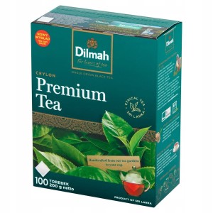HERBATA CZARNA EKSPRESOWA DILMAH PREMIUM 100szt.