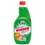 Płyn do mycia szyb WINDOW PLUS zielony, zapas 0,75l