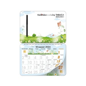 Kalendarz planszowy 26x36cm miesięczny KALPOL 2024/2025 szkolny tablica 1szt.