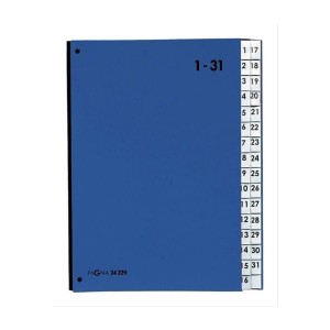 Teczka do podpisu/skorowidz 1-31 DURABLE granatowa /P2432902/