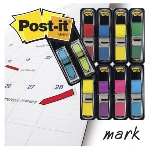 Zestaw promocyjny zakładek POST-IT 683-VAD1 PP, 11,9x43,2mm, 8X20/ strzałka 2x20 kart. Mix kolorów /3M-70005056992/
