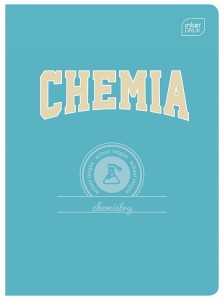 ZESZYT DO CHEMII A5 60K KRATKA OKŁADKA HYBRYDOWA - ŚCIĄGA CHEMIA