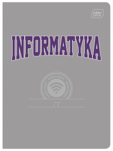 ZESZYT DO INFORMATYKI A5 60K KRATKA OKŁADKA HYBRYDOWA - ŚCIĄGA INFORMATYKA