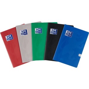 Zeszyt A5/60 kratka z marginesem posiada adresówkę okładka ANTI-SCRATCH OXFORD ESSE mix kolorów 1szt. /400174953/