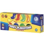 Farby plakatowe 10 kolorów ASTRA 20 ml