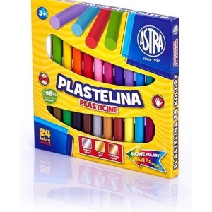 Plastelina 24 kolory ASTRA  /303110001/