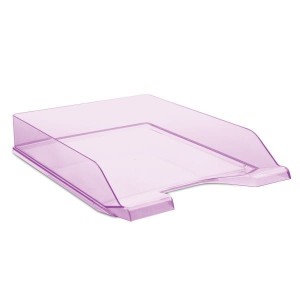 Szuflada na dokumenty DONAU transparentna fioletowa /7470001PL23/