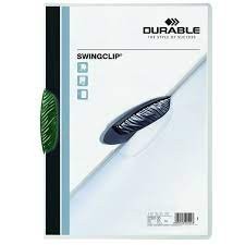 Skoroszyt zaciskowy SWINGCLIP 30 zielony /226005/ [WYPRZEDAŻ]