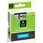 Taśma DYMO D1 24 mm/7m czarno-biała 53713 /S0720930/