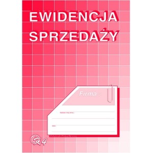 Druk "Ewidencja Sprzedaży" A5 MICHALCZYK I PROKOP /K-4/