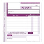 Druk "Rachunek dla Zwolnionych Podmiotowo z VAT" MICHALCZYK I PROKOP 2/3 A5 230-4