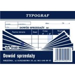 Druk "Dowód sprzedaży - paragon" A7 1051 TYPOGRAF
