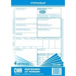 Druk "CMR" 4-odc A4 1173 TYPOGRAF /01173/