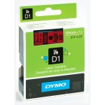 Taśma DYMO 19 mm/7m czarno-czerwona /S0720870/