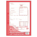 Druk samokopiujący CMR międzynarodowy list przewozowy numerowany oryginał + 4 kopie MICHALCZYK I PROKOP /800-2N/