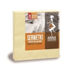 Serwetki trójwarstwowe STELLA 33x33cm żółte 20szt.