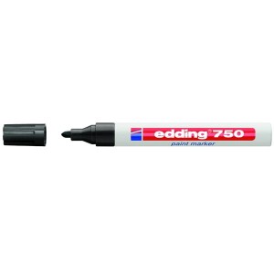 Marker olejowy 2-4mm EDDING 750 czarny /750/001/C/