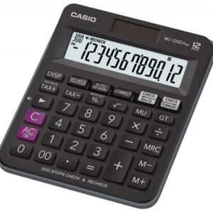 Kalkulator biurowy CASIO  12 - pozycyjny  MJ-120D