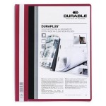 Skoroszyt prezentacyjny DURAPLUS czerwony A4 2579 03