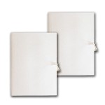 Teczka wiązana BARBARA kartonowa bez nadruku  350g A4