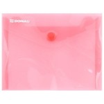 Teczka kopertowa Donau zatrzask, PP, A6, 180mikr., czerwona /8549001PL04/