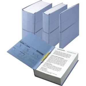 Teczka skoroszytowa ZERO MAX plus A4, niebieska