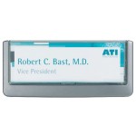 Tabliczka informacyjna DURABLE CLICK SIGN 149x52,5mm grafitowa /486037/